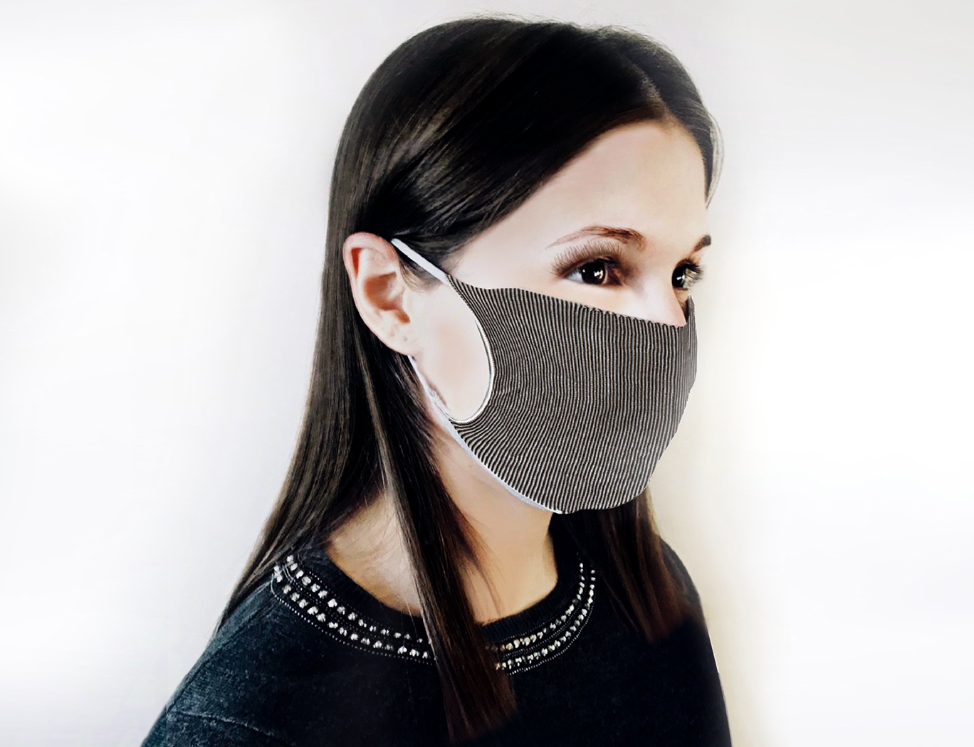 Drymask - righe bianco/nero
